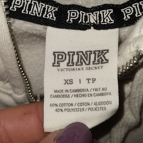 PINK Victoria's Secret RARE Cheetah Zip Hoodie XS - Picture 7 of 8
